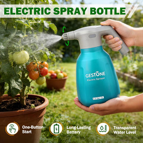 GESTONE adjustable nozzle showing direct stream and fine mist options.