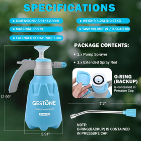 GESTONE reliable garden tool suitable for cleaning and disinfecting outdoor surfaces.
