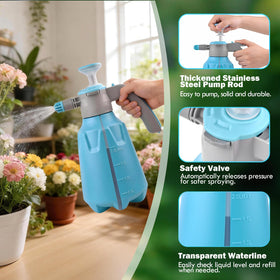 GESTONE leak-proof cap keeps liquids secure during use and transport.