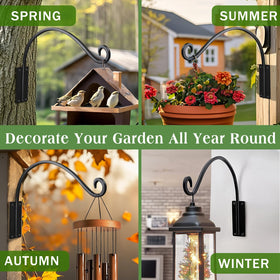 GESTONE lantern and wind chimes hanger protects glass decor from wind