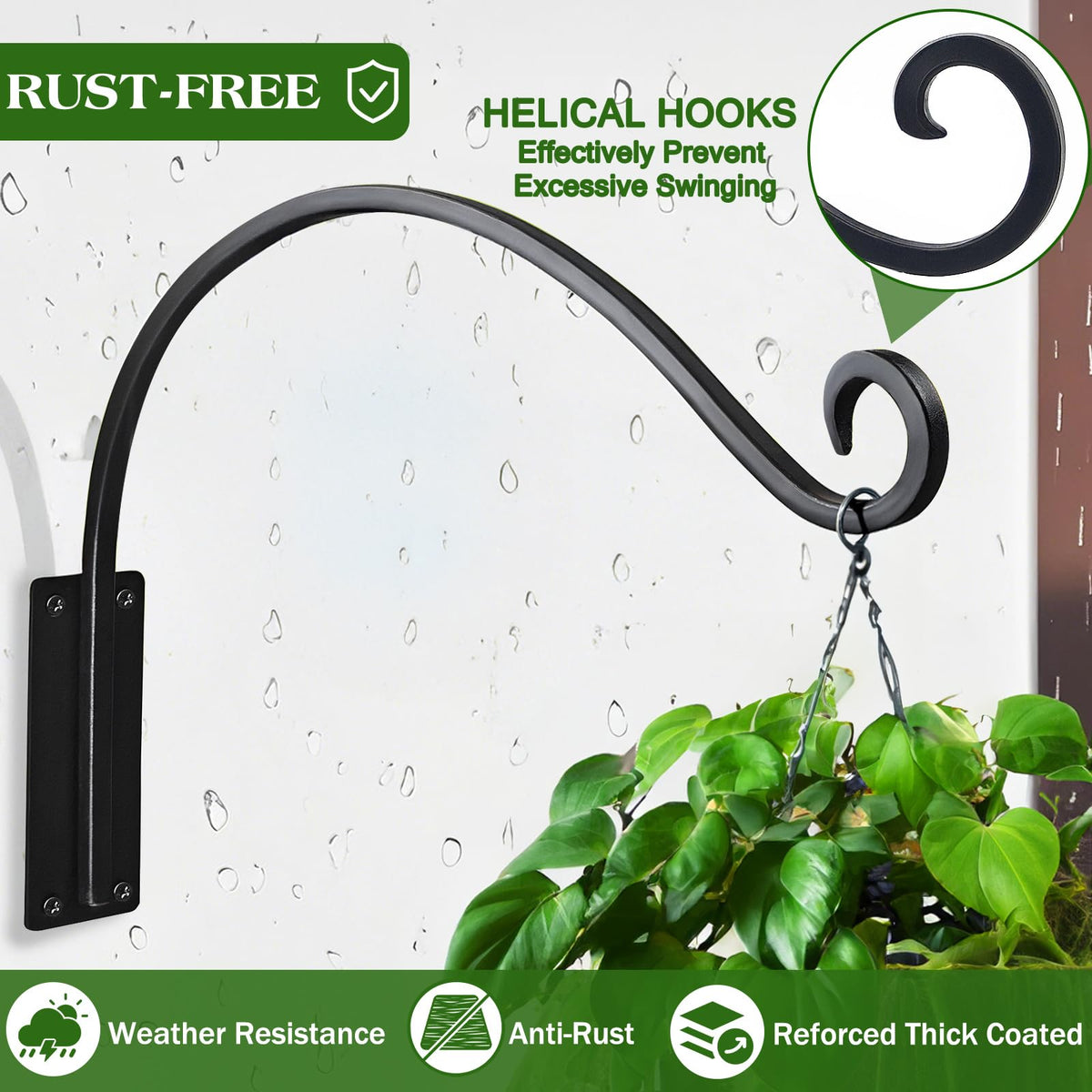 GESTONE rust-resistant coating preserves color and durability