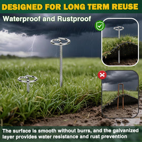 GESTONE bundle shows easy storage and transport of stakes.