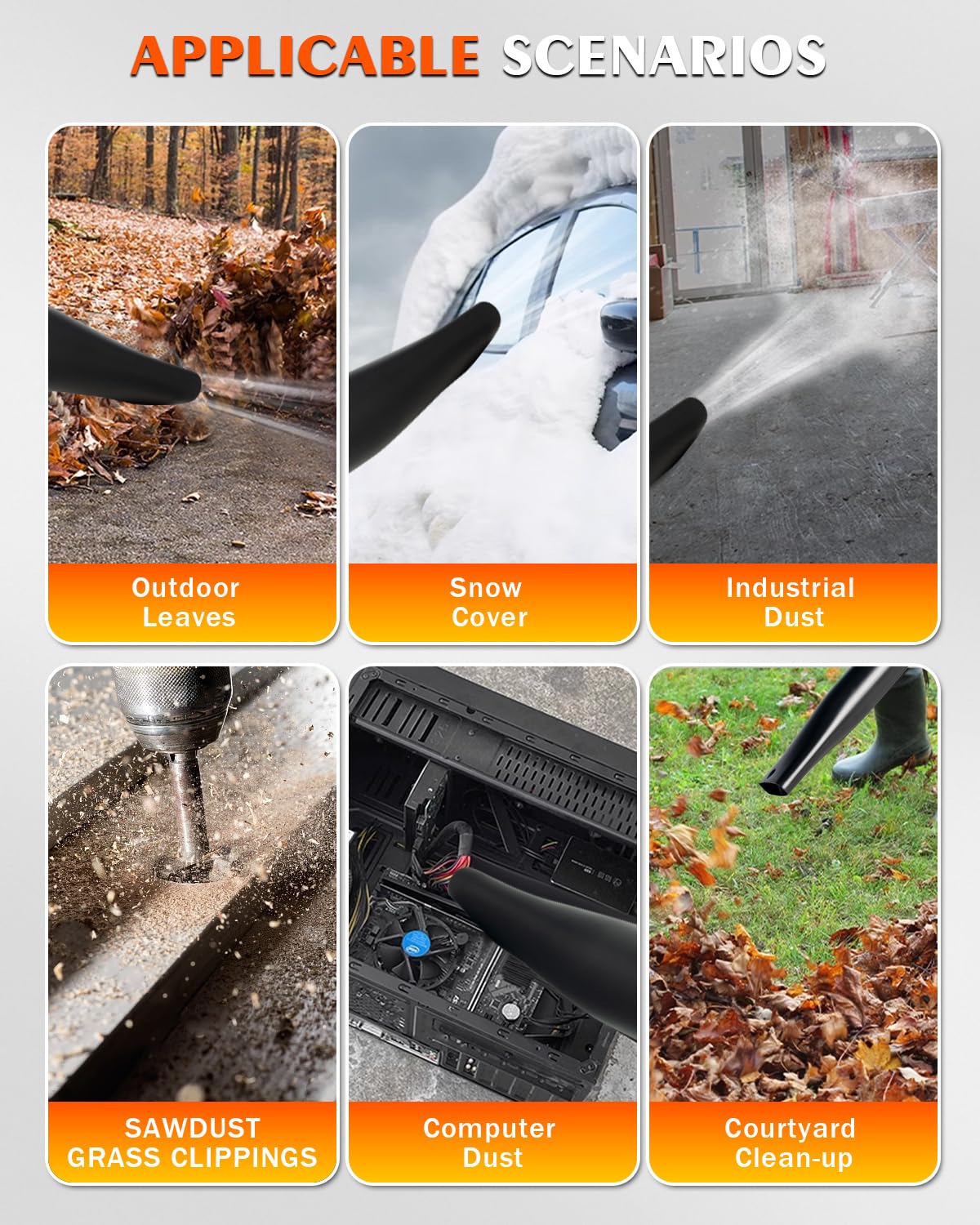 Getell all-weather construction handles year-round yard cleanup.