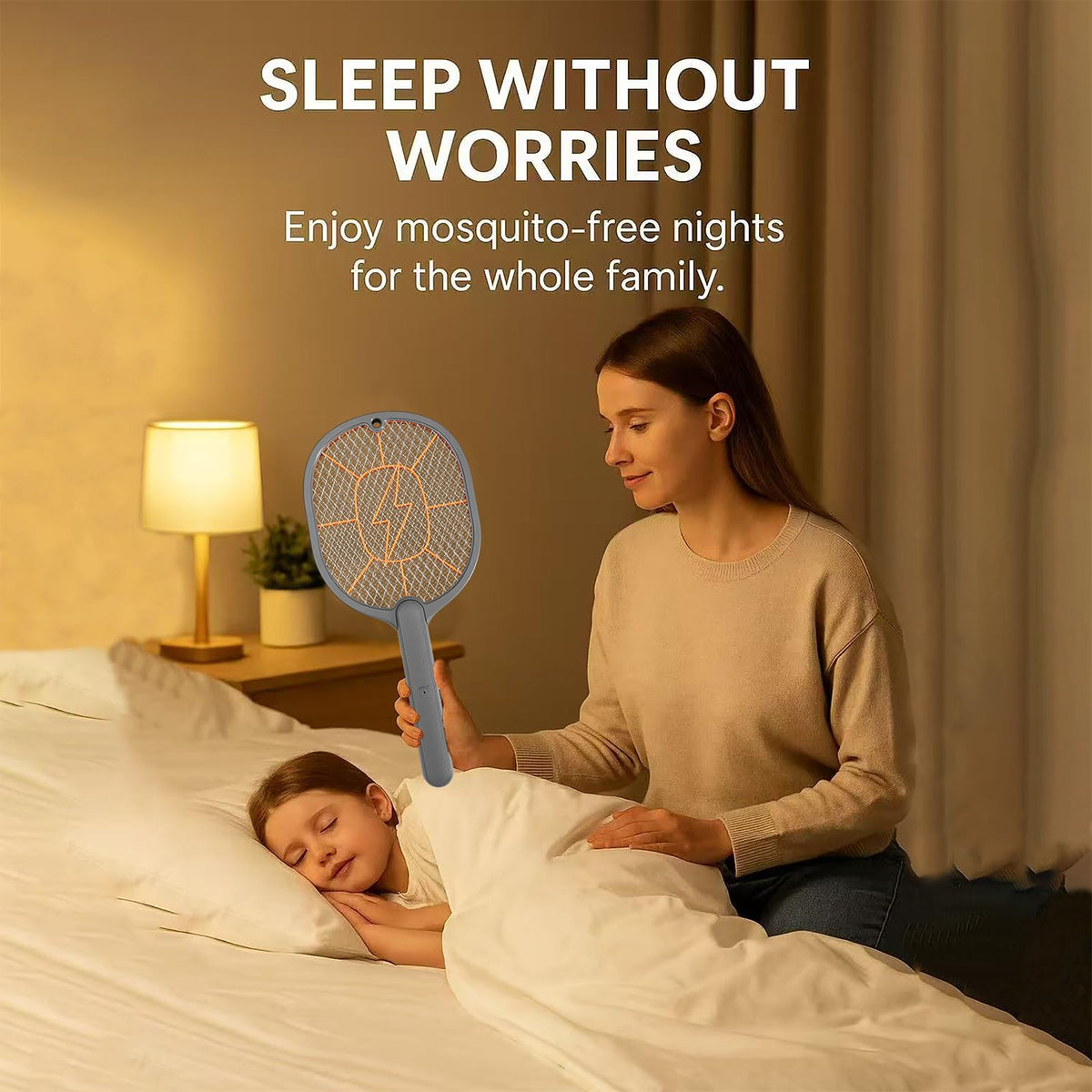 GEternalYn ergonomic leather-texture handle for a secure, comfortable grip
