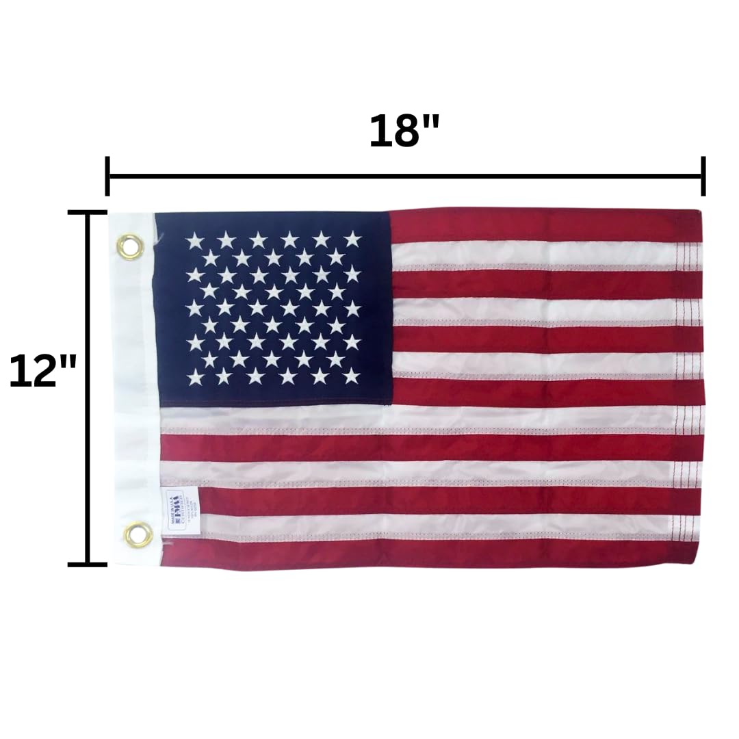 Gettysburg Flag Works embroidery-applique detail, showing durable stitching for outdoor use.