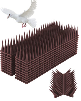 Geulieby Bird Spikes on balcony railing deter pigeons humanely