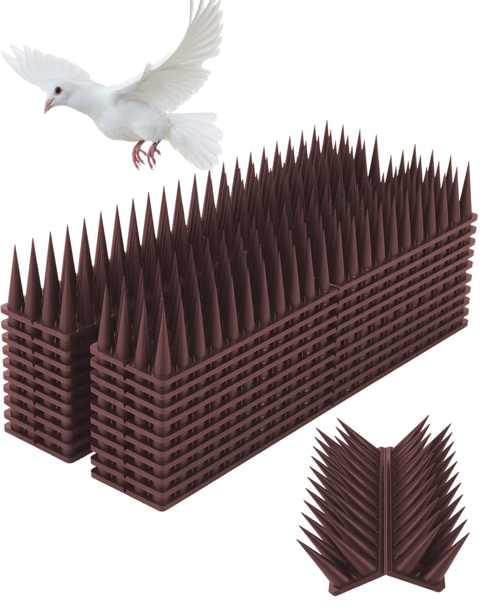 Geulieby Bird Spikes on balcony railing deter pigeons humanely