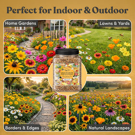 GevaGrow easy-care wildflower seed mix ready for planting