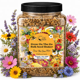 GevaGrow Save the Bees Wildflowers Mix 1lb tub ready for sowing to attract pollinators
