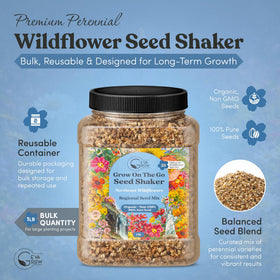 GevaGrow seed shaker in action enabling quick, mess-free sowing.