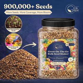 GevaGrow seed packs close-up highlighting high-quality, non-GMO seeds.