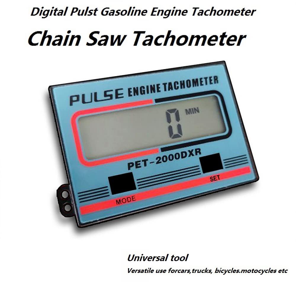 Gexmil handheld tachometer grip enables one-handed use in the field.