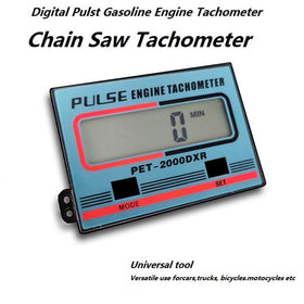 Gexmil handheld tachometer grip enables one-handed use in the field.