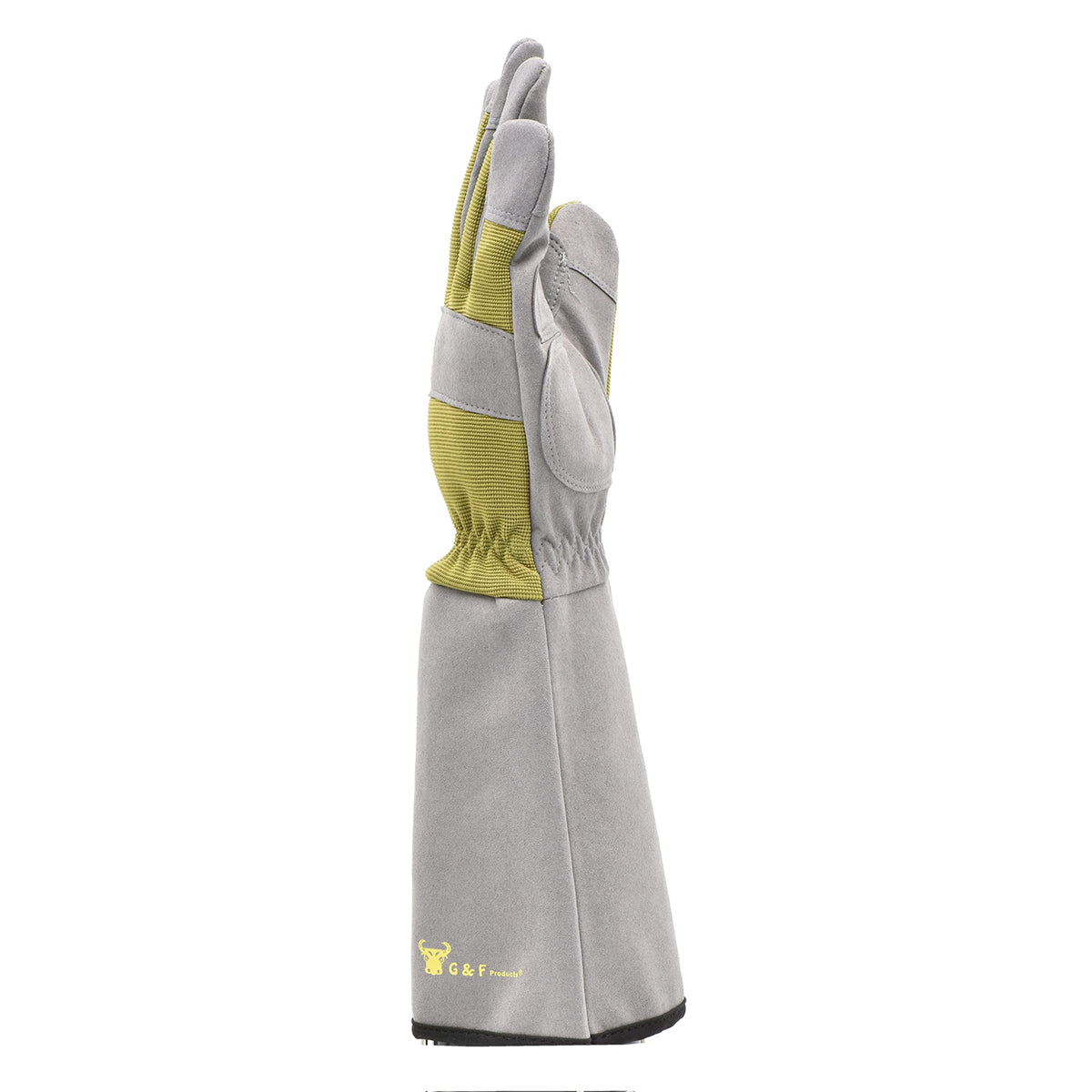 G & F Products 2431L Florist Pro gloves palm detail with reinforced stitching