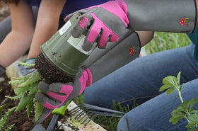 G & F Products 2431L Florist Pro gloves yellow and Army Green color options