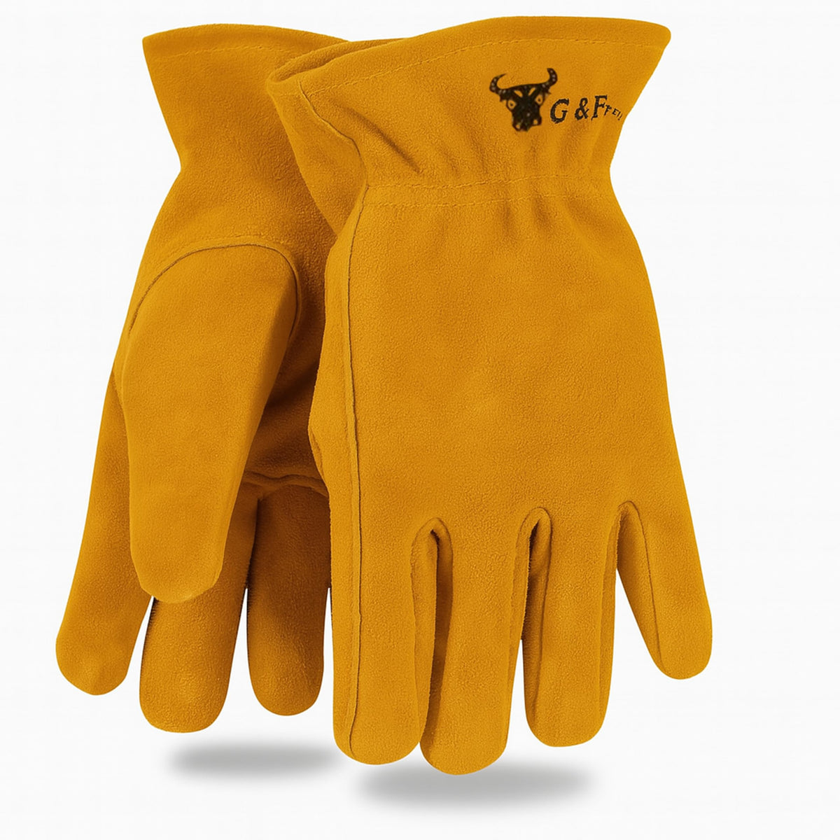 G and F JustForKids gloves palm view highlighting durable protection for young gardeners.