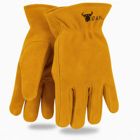 G and F JustForKids gloves palm view highlighting durable protection for young gardeners.