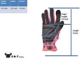 G & F Products double-padded palms offer cushioned protection
