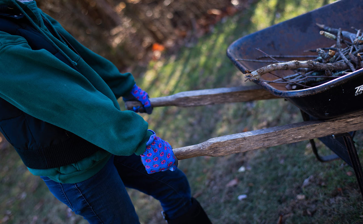 G & F Products floral-pattern gloves add style to gardening