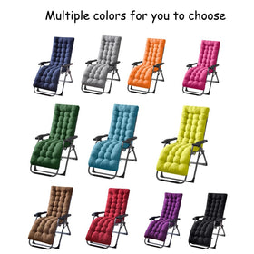 Gfgift lounge chair cushion with 6 ties ensures secure attachment.
