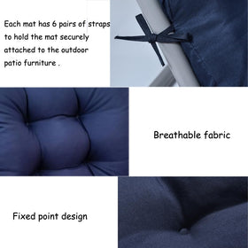 Gfgift polyester cushion for rocking chairs dries quickly after use.