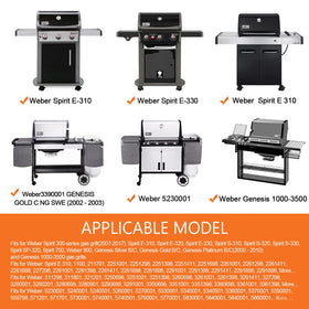 GGC 7638/7639 cast iron construction for durable heat retention