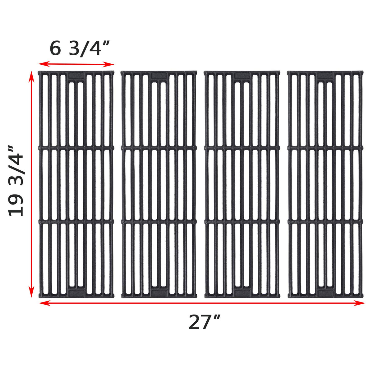 GGC cast iron grill grates emphasize heat retention for even searing