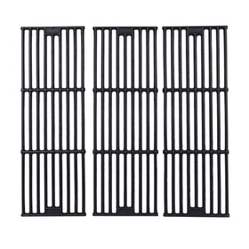 GGC grill grates cast-iron set of 3 for Chargriller grills, durable heat retention