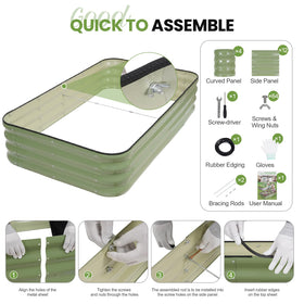 G Good Gain bed sizes range from 7x1x1ft to 5x3x1ft.