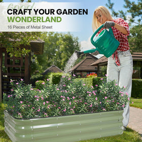 G Good Gain galvanized steel panels deliver durable, long-lasting garden beds.