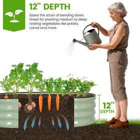 G GOOD GAIN outdoor garden bed setup for vegetables and herbs