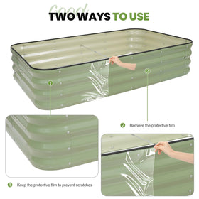 G Good Gain versatile use as pet enclosure or garden bed in one.