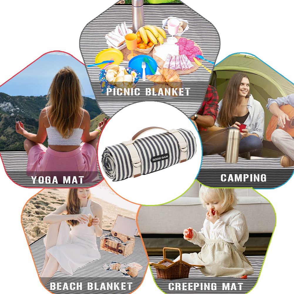 G GOOD GAIN lightweight blanket at 1.8 pounds for easy packing