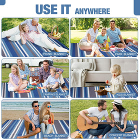 G GOOD GAIN machine washable picnic blanket for easy cleaning