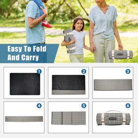 G GOOD GAIN picnic blanket suitable for park use and gatherings
