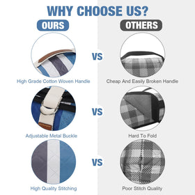 G GOOD GAIN three-layer picnic blanket for cushioned outdoor seating