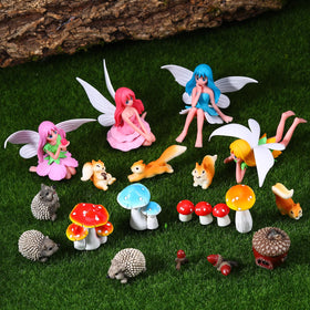 GGSTDDUP 20-piece fairy garden set for terrariums and indoor displays