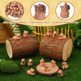 GGSTDDUP capybara figurines style 3, charming accents for terrariums