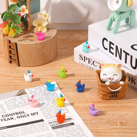 GGSTDDUP miniature ducks for DIY crafts and school rewards.
