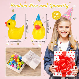 GGSTDDUP tiny duck figures enhance dollhouse decor and terrariums.