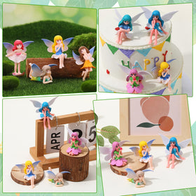 GGSTDDUP fairy cake toppers for whimsical celebrations