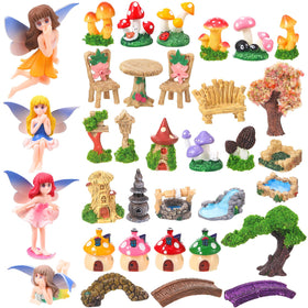 GGSTDDUP fairy figures set for garden paths and tiny landscapes.