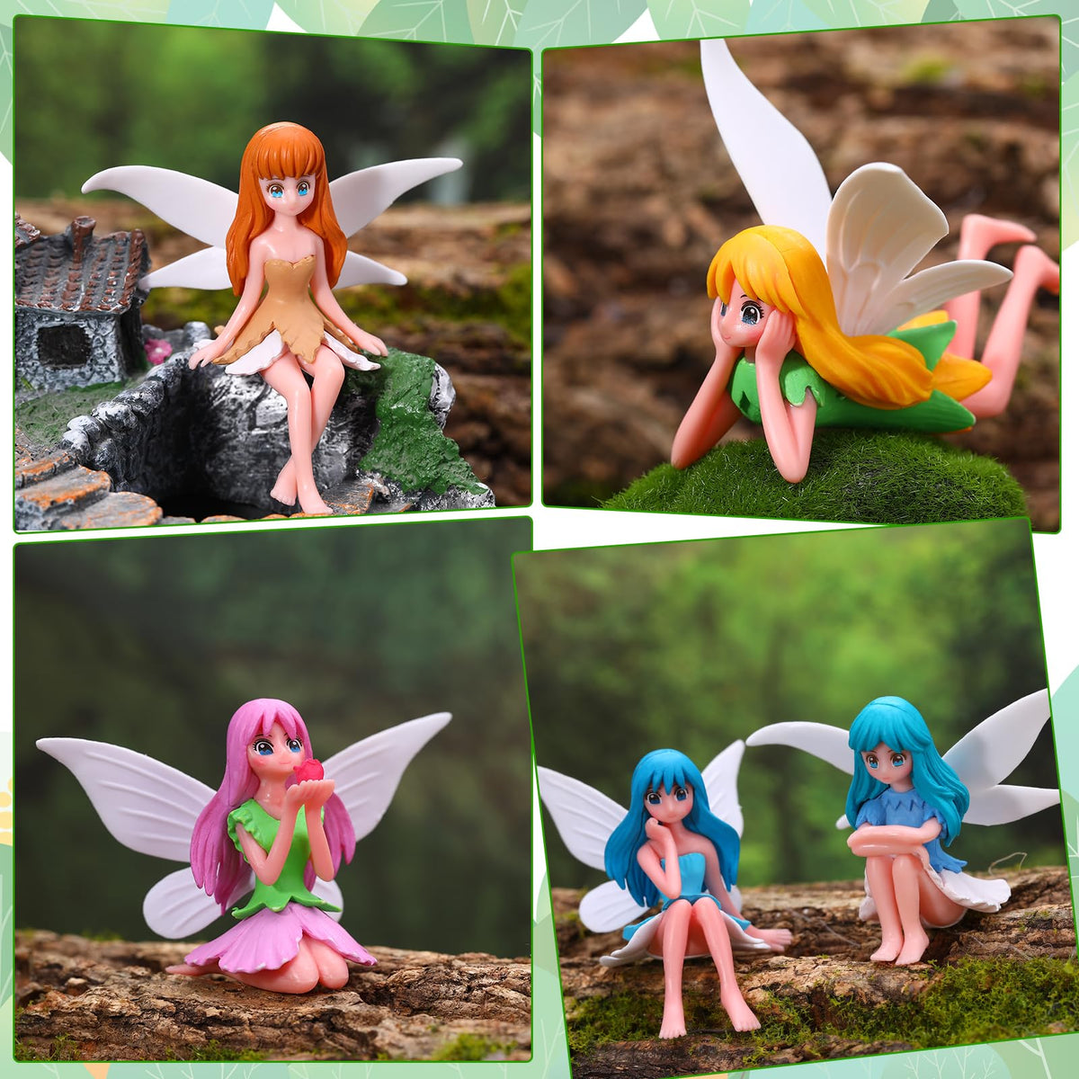 GGSTDDUP fairy figurine perfect garden decor to brighten moss landscapes