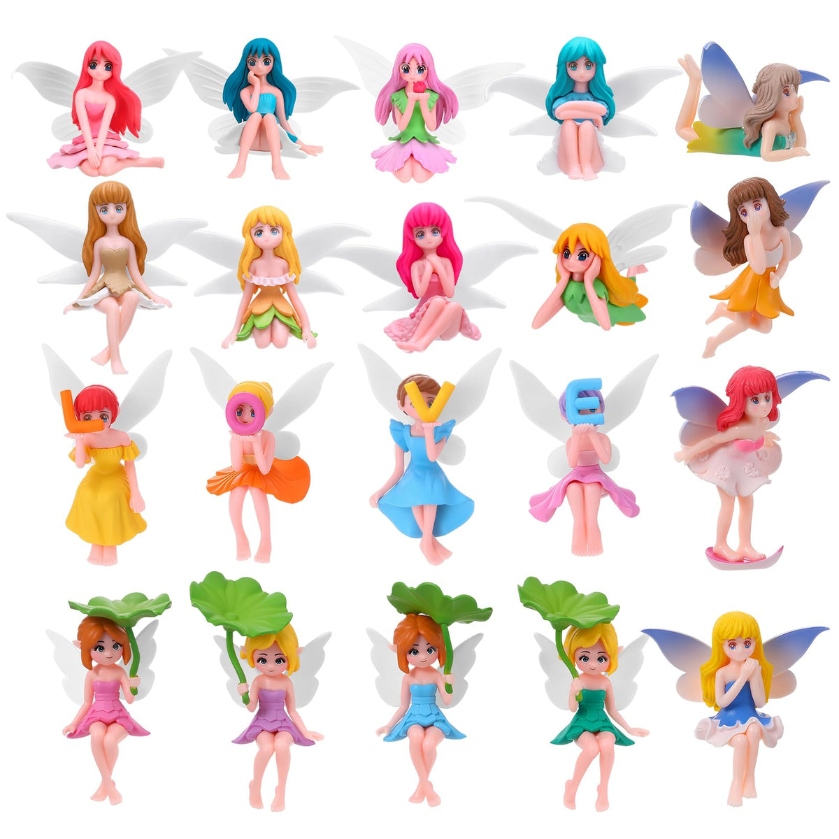 GGSTDDUP fairy figurine with wing detail for vibrant garden decor.