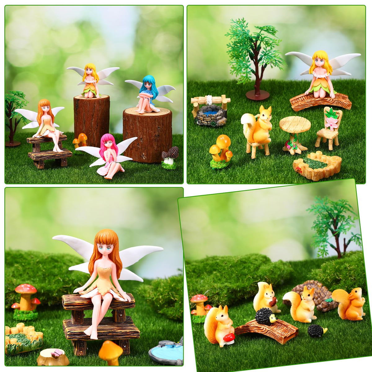 GGSTDDUP tiny hedgehogs enhancing dollhouses and planters
