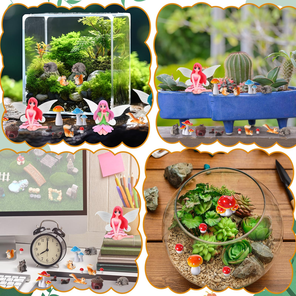 GGSTDDUP three hedgehogs bring woodland charm