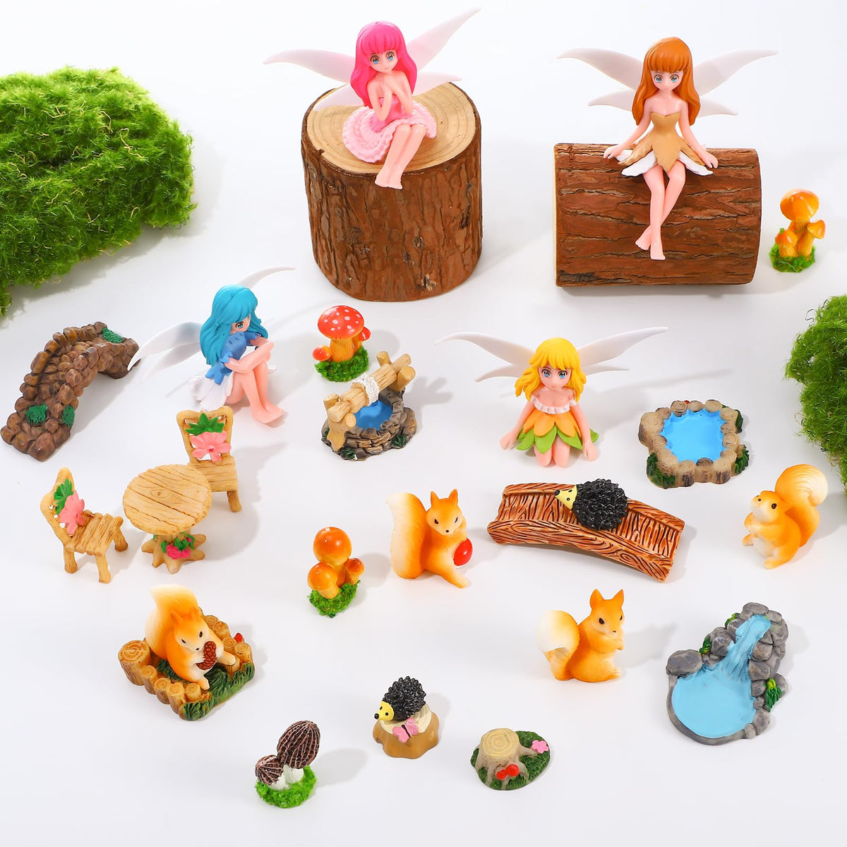 GGSTDDUP miniature squirrels adding woodland charm to terrariums