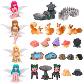 GGSTDDUP flower fairy figure adds whimsy to terrariums and small gardens