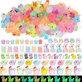 GGSTDDUP luminous ducks glow at night for fairy garden scenes