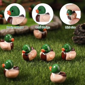 GGSTDDUP mallard duck decor ornaments with vibrant detailing